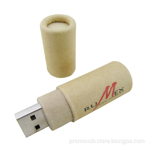 Paper Cylinder USB Flash Drive Custom stick drives